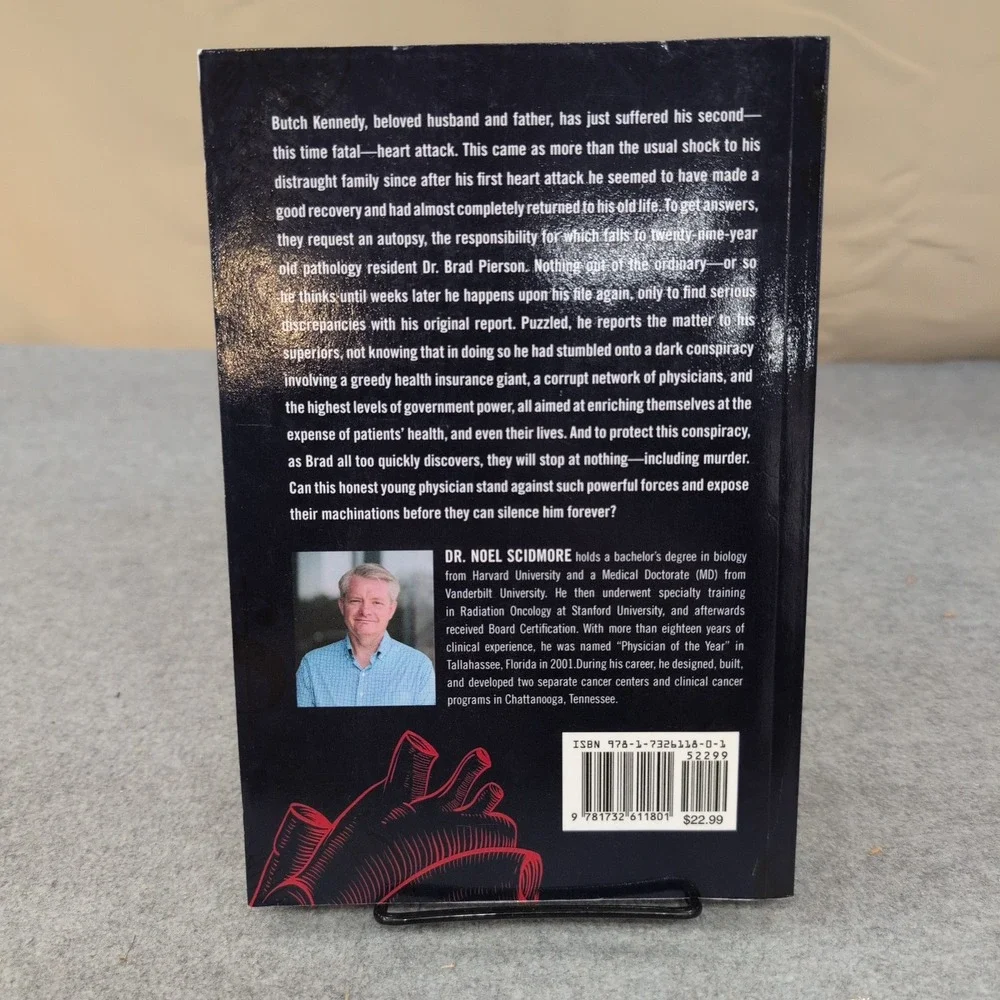 Mortal Conspiracy‎ Noel C Scidmore MD Signed Medical Thriller Paperback Book - Picture 2 of 4